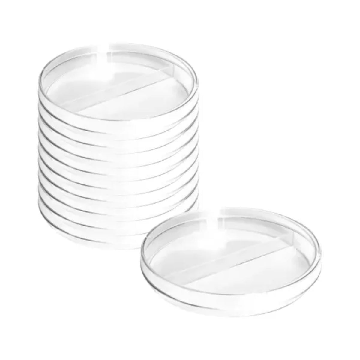 PLACA DE PETRI PS 90X15MM C/ 1 DIVISAO - N/ESTERIL - 10 UN - CRALPLAST