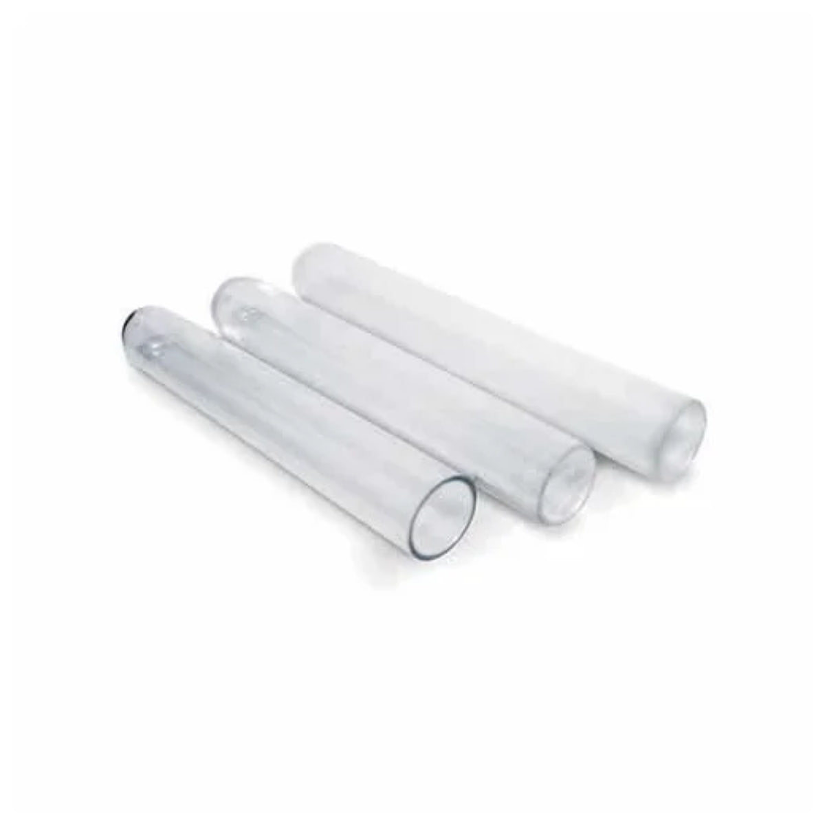 TUBO PLASTICO -  12 X75MM -  PS - 500UN - PERFECTA