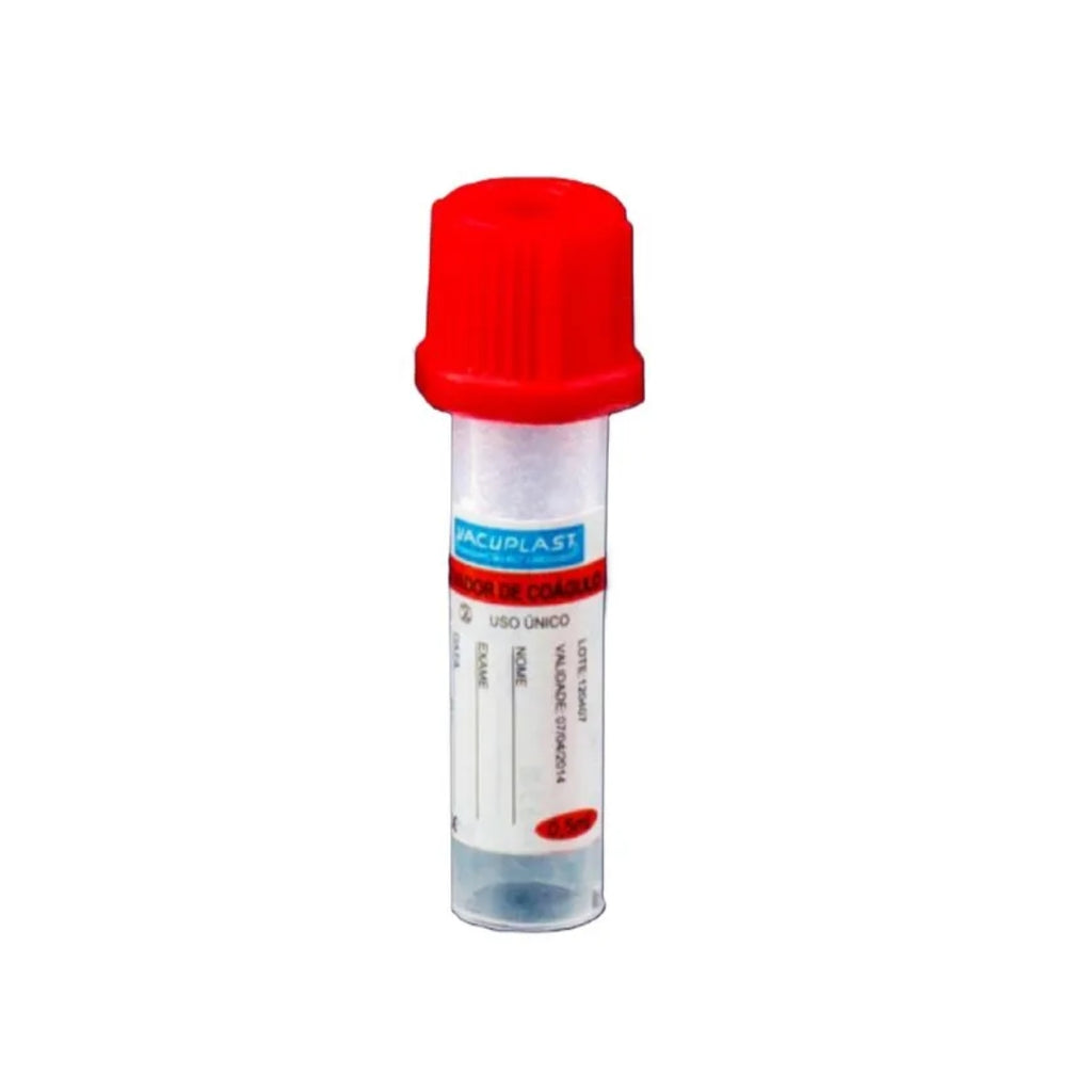 MICROTUBO SECO  COM ATIVADOR DE COAGULO DE 500UL - 50 UN - VACUPLAST