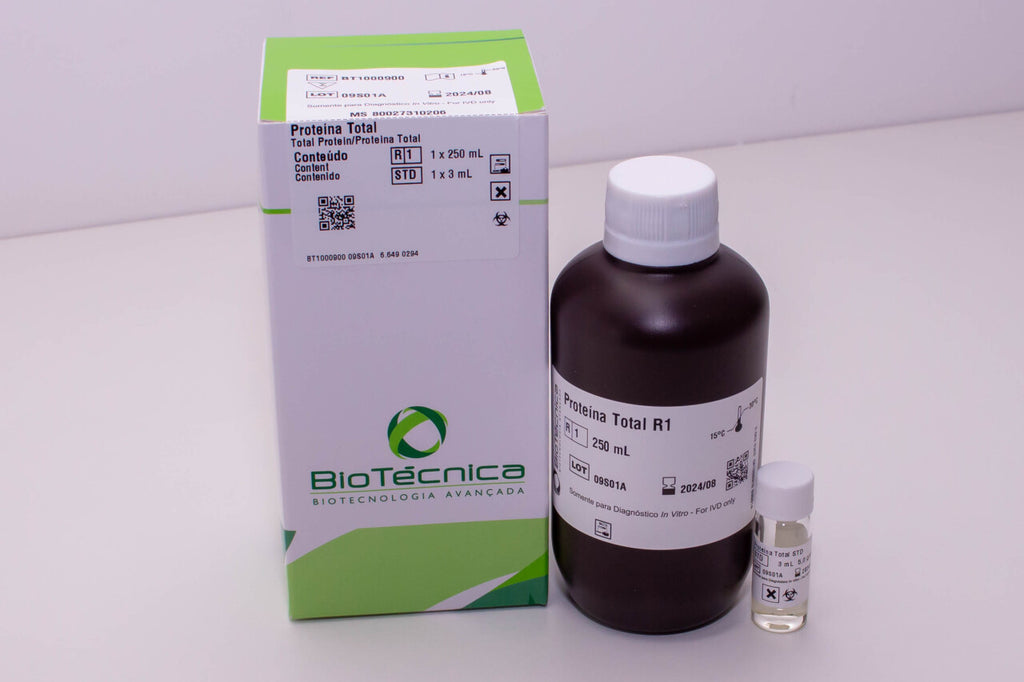 PROTEINA TOTAL - R1: 1X250 - STD: 1X3 - BIOTECNICA