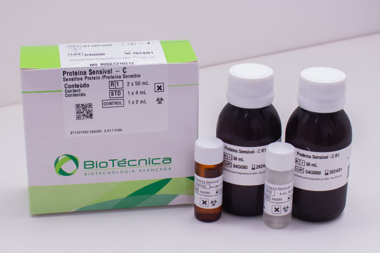 PROTEINA URINARIA - R1: 2X50 - STD: 1X4 - CONTROL: 1X2 - BIOTECNICA