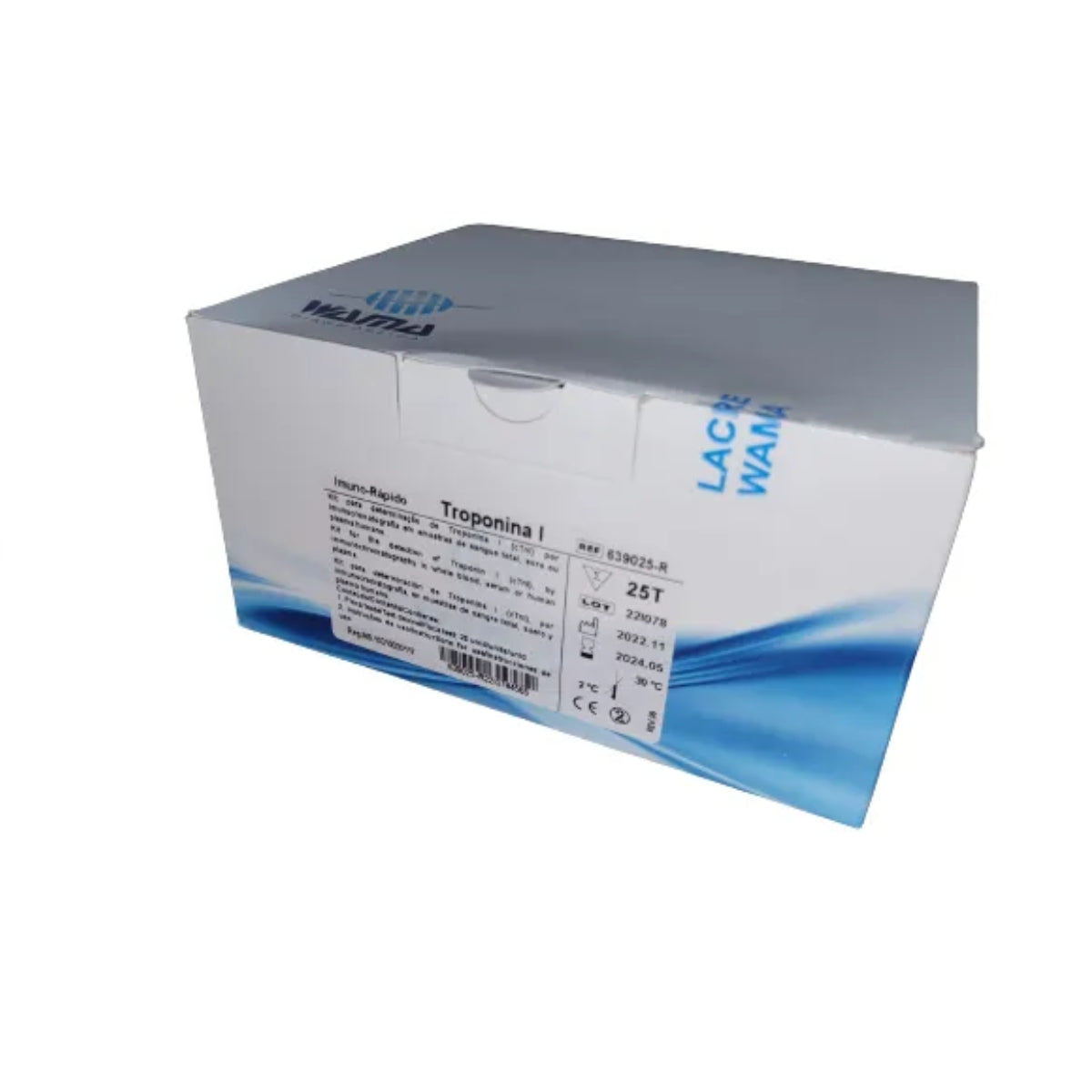 TROPONINA I (REF 639025-R) - 25 TESTES - WAMA