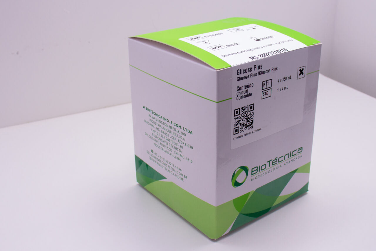 GLICOSE - R1: 4X250 - STD: 1X4 - BIOTECNICA