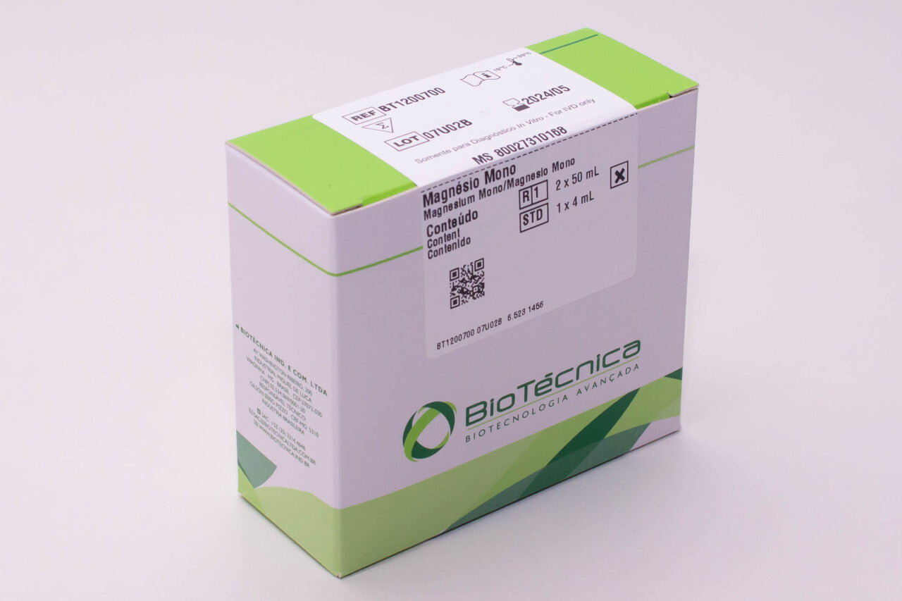 MAGNESIO R1: 2 X 50 - STD: 1 X 4 - BIOTECNICA