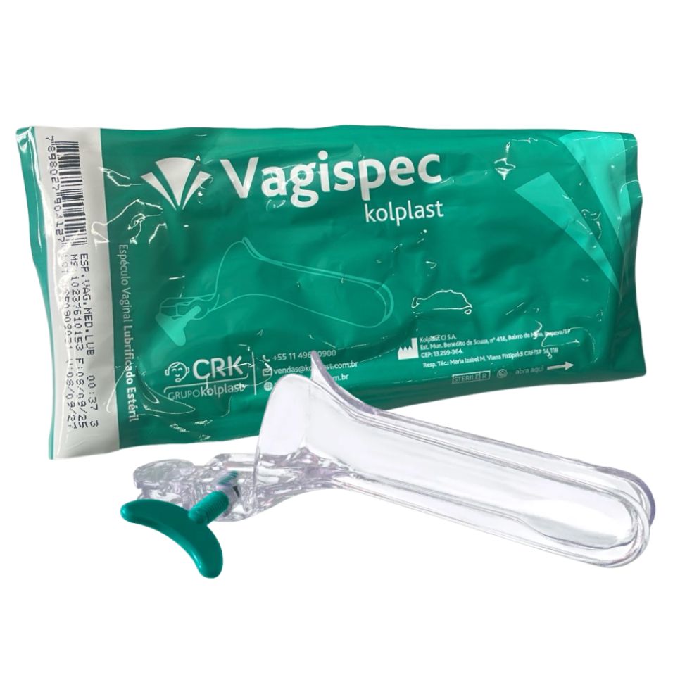 ESPECULO VAGINAL - G - DESCARTAVEL ESTERIL LUBRIF - VAGISPEC