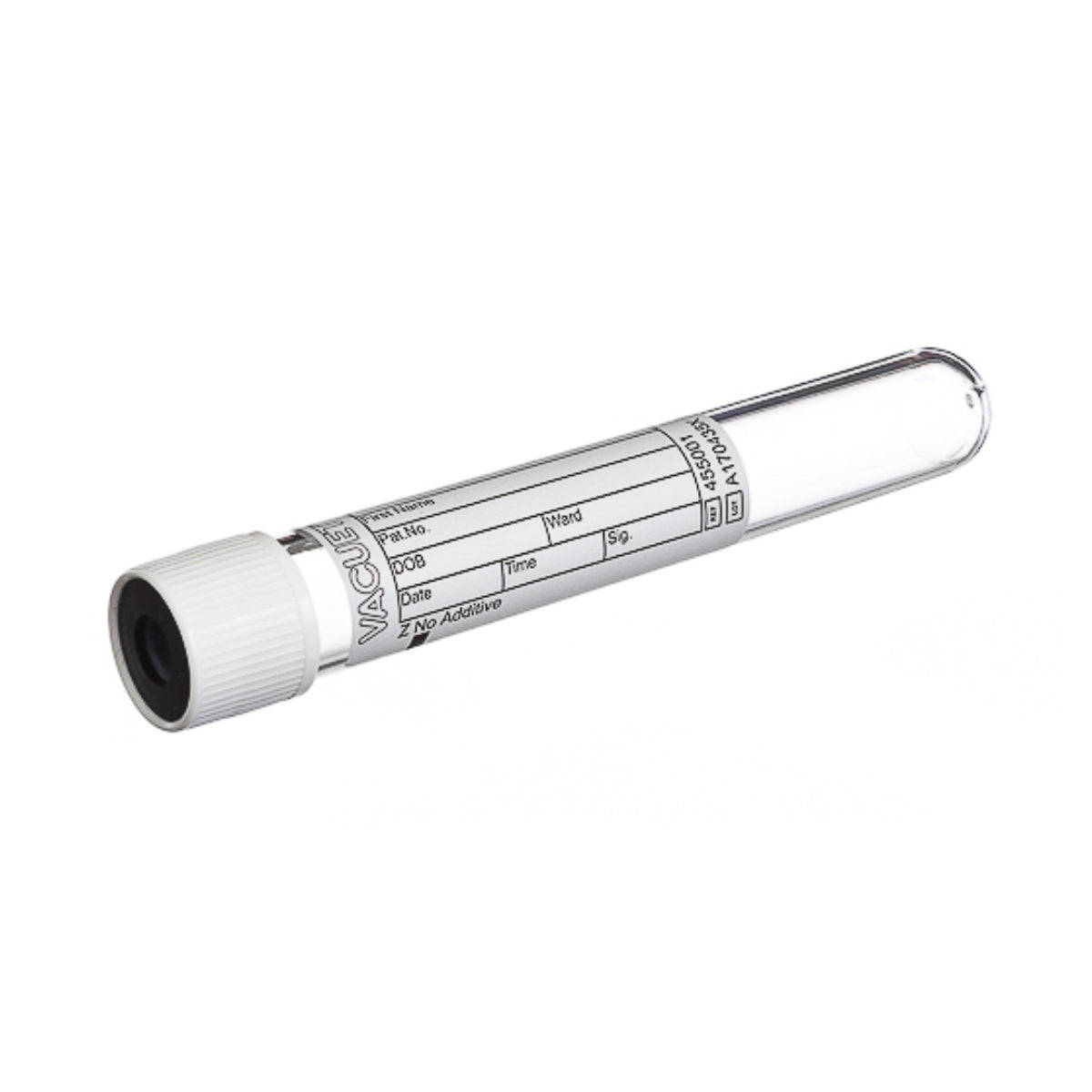 TUBO SEM ADITIVO, 9ML, TAMPA BRANCA/ANEL PRETO, 16X100, TUBO S/ARESTA - 50 UN - VACUETTE