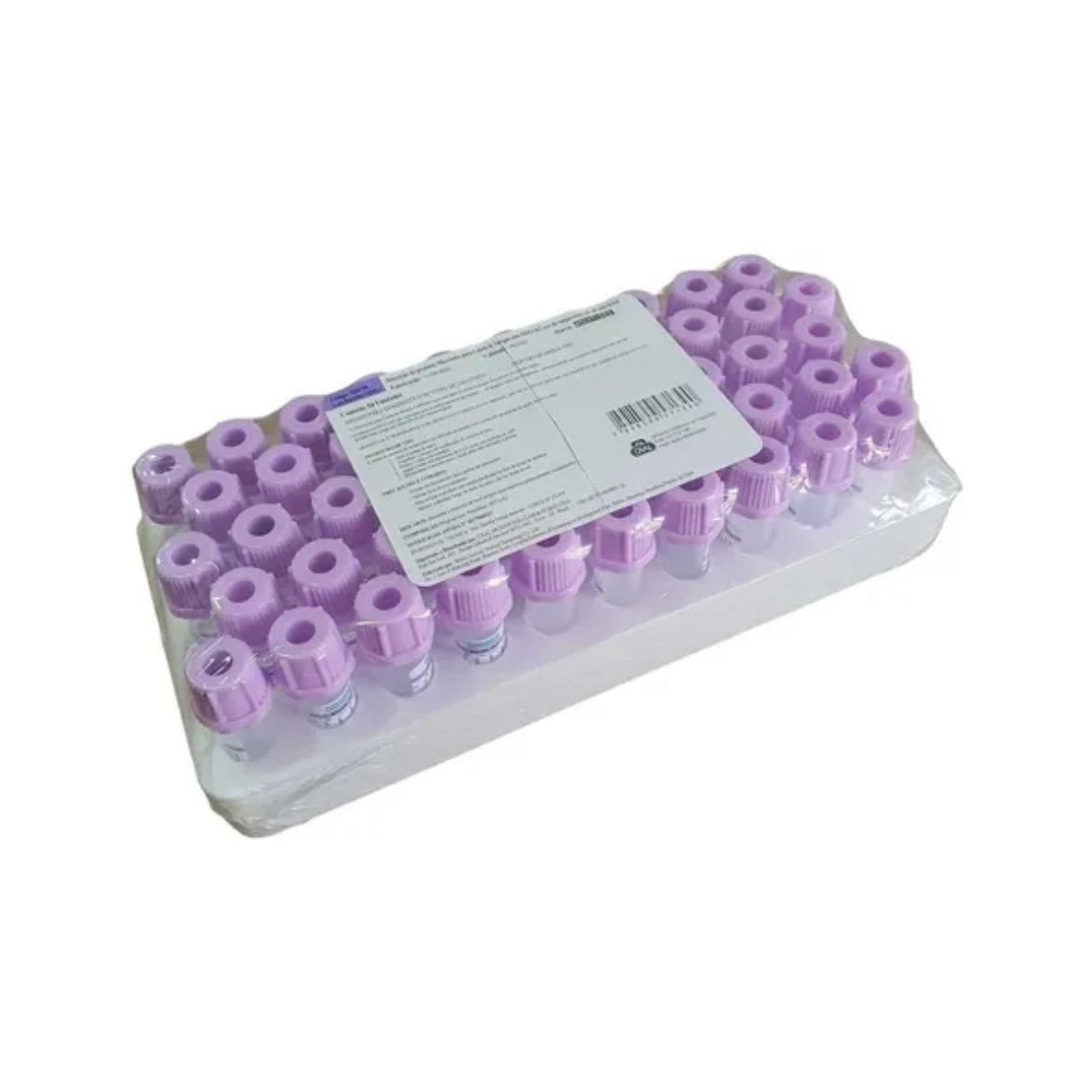 Microtubo Edta 0,5ml | C/50un - Vacuplast