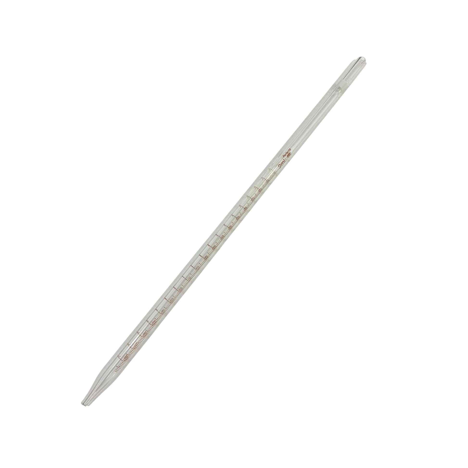 PIPETA SOROLOGICA DE VIDRO 2ML GRADUADA 1/100 - PERFECTA