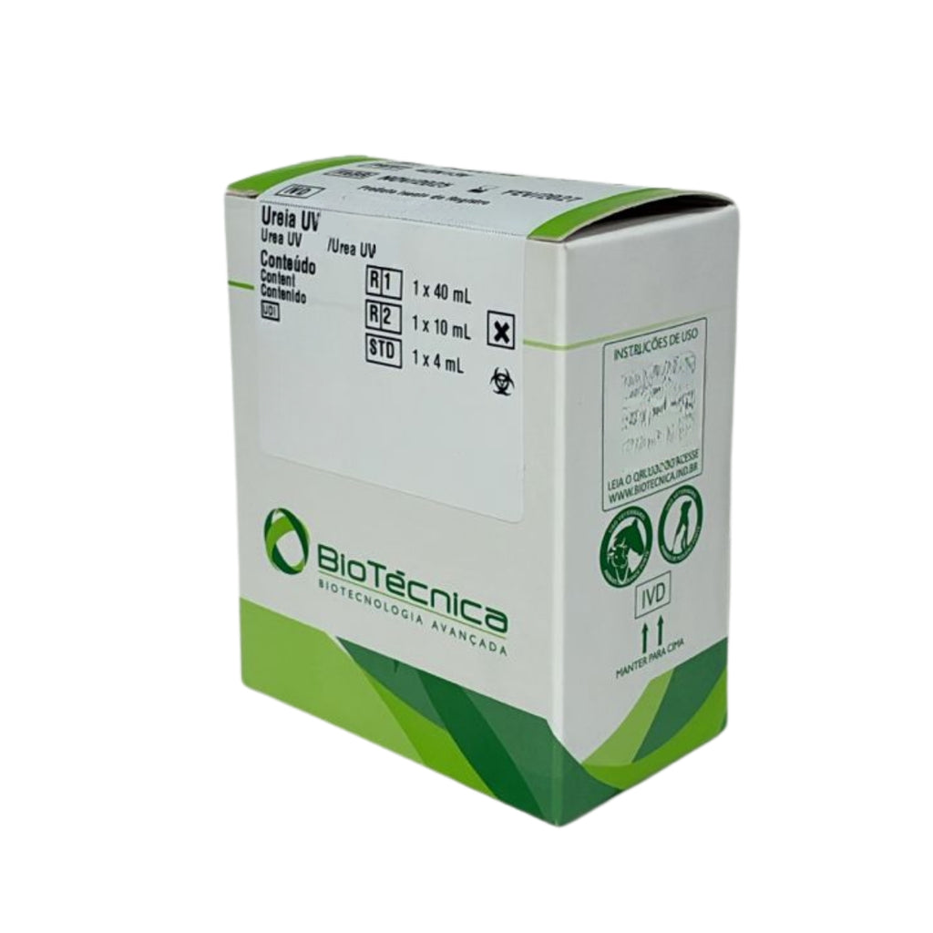 UREIA UV R1: 1X40 - R2: 1X10 - STD: 1X4 - BIOTECNICA