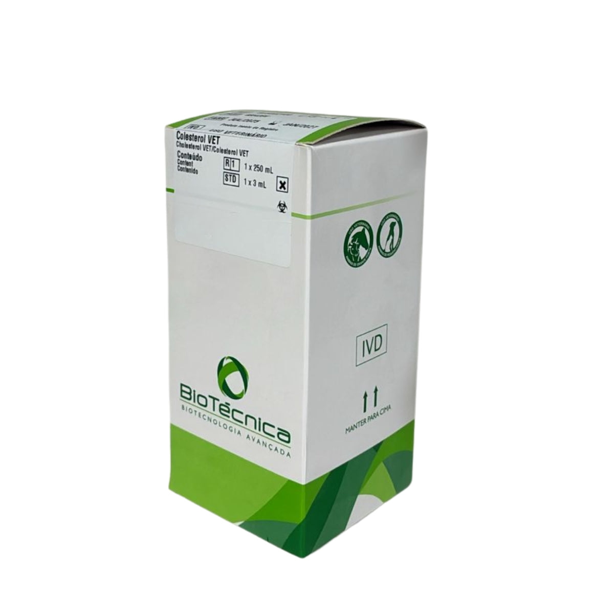 COLESTEROL VET - R1: 1X250 - STD: 1X3  - BIOTECNICA