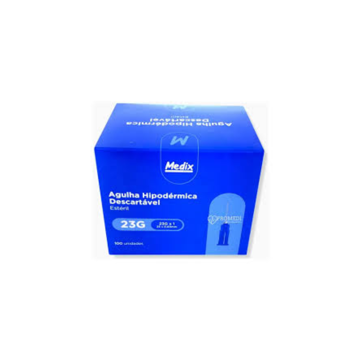 AGULHA HIPODERMICA DESC 25 X 0,60 - 100 UN - MEDIX