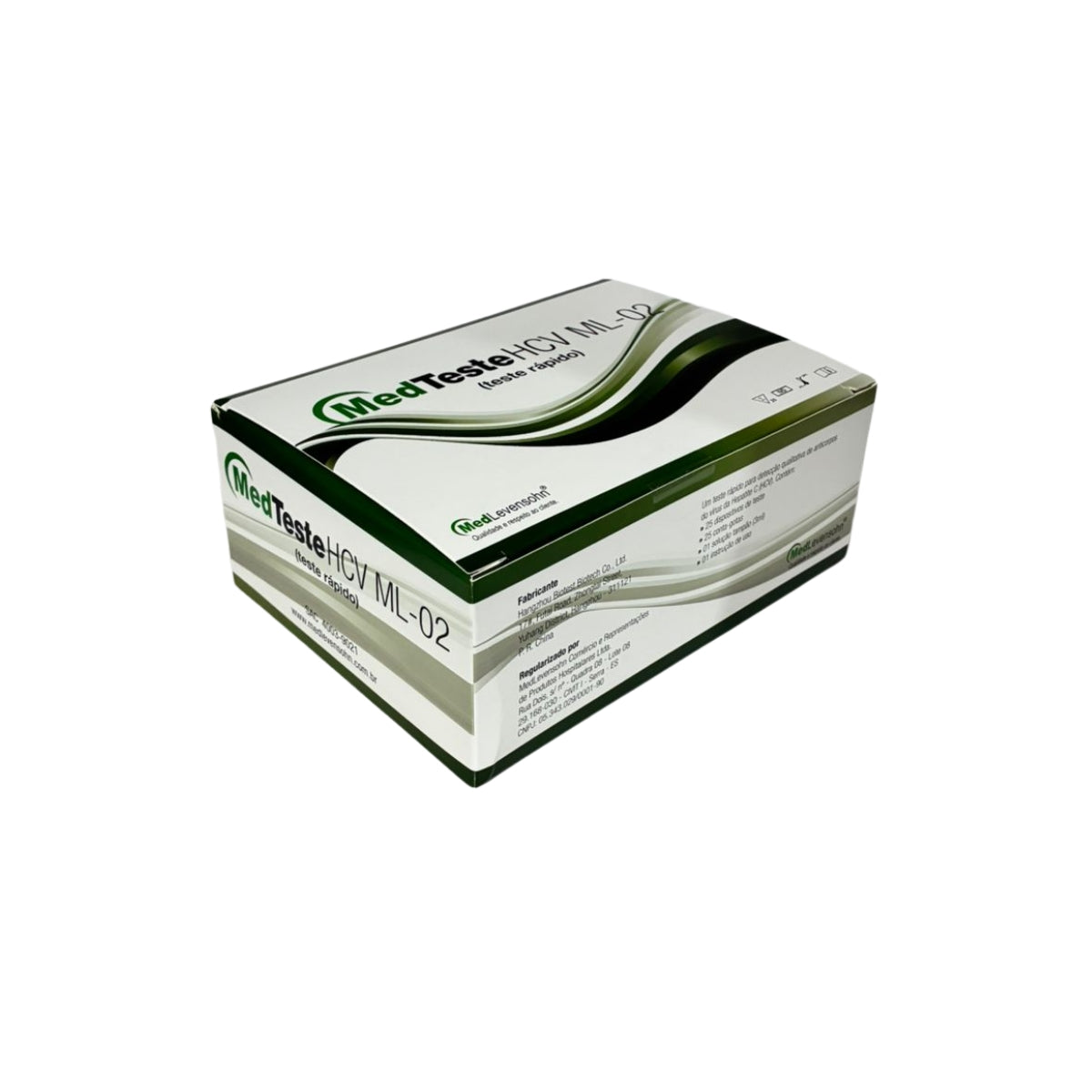 TESTE RAPIDO HCV ML-02 - 25 UN - MEDTESTE