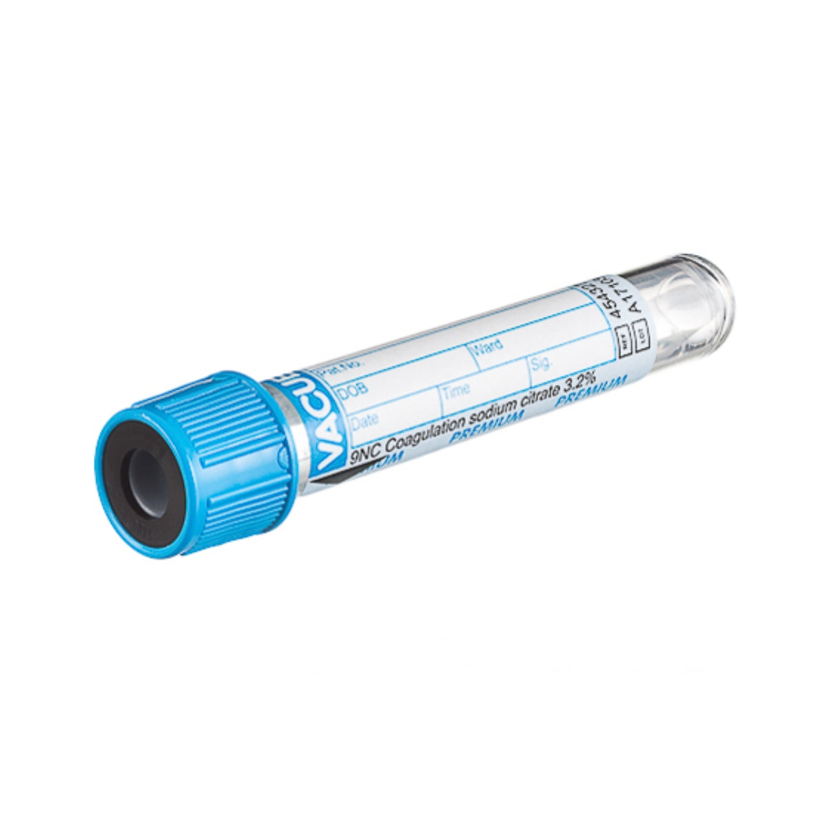 Tubo Tampa Azul Prp Vacuette Citrato Coagulação 3.5ml Com 50