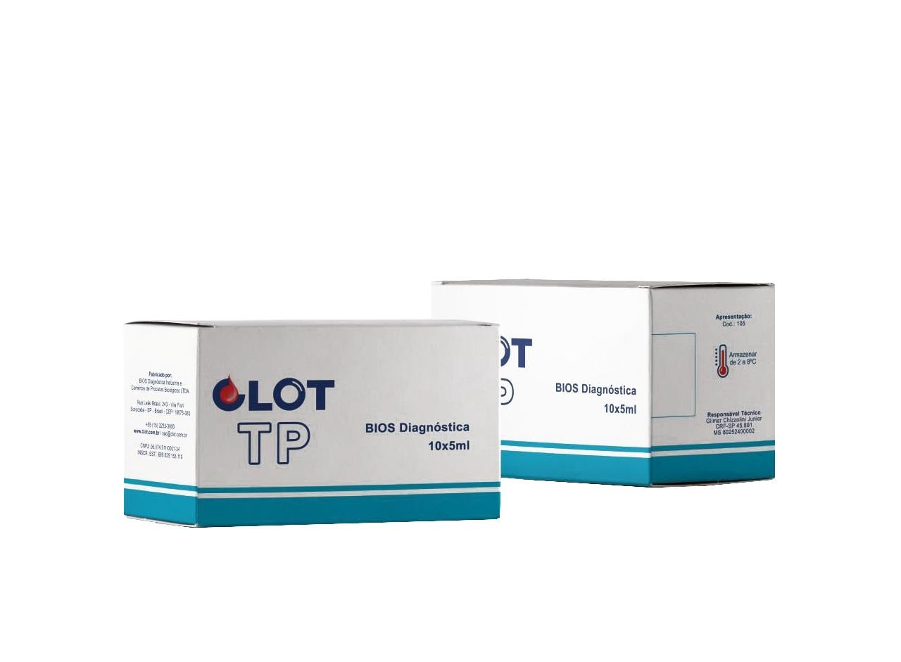 TP - CLOT (10 X 2ML) 100 TESTES - CLOT