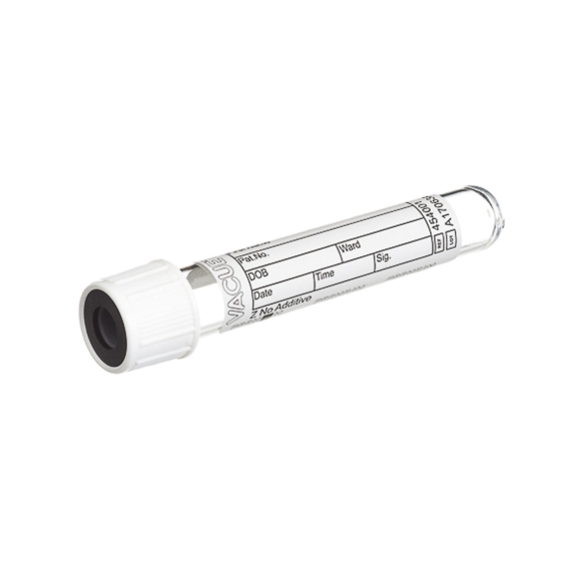 TUBO SEM ADITIVO, 3ML, TAMPA BRANCA/ANEL BRANCO, 13 X 75, PREMIUM - 50 UN - VACUETTE