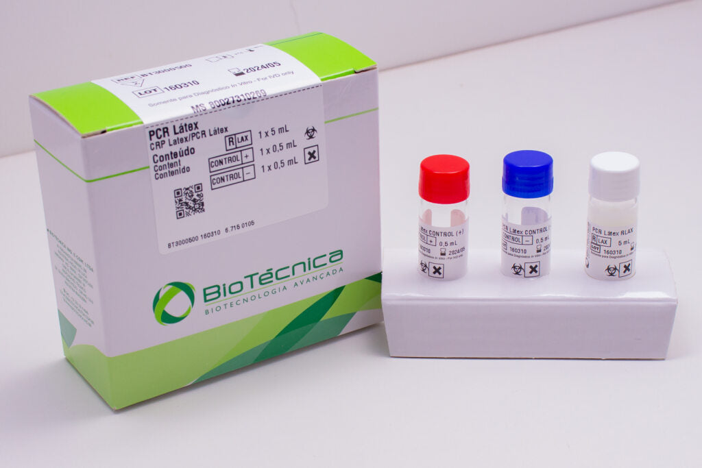 PCR LATEX - RLAX: 1X5 - CONTROLE(+): 1X0,5 - CONTROLE(-) 1X0,5 - BIOTECNICA