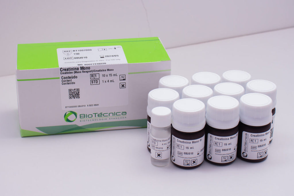 CREATININA MONO - R1: 10X15 - STD: 1X4 - BIOTECNICA