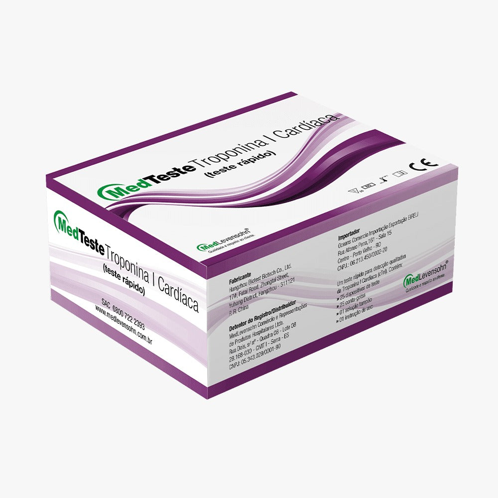 TROPONINA CARDIACA - 25 Testes - MEDTESTE