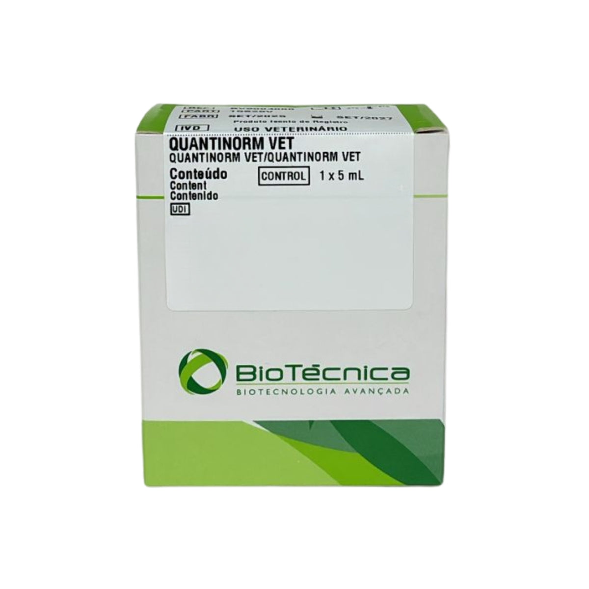 QUANTINORM VET - CONTROL: 1X5 - BIOTECNICA