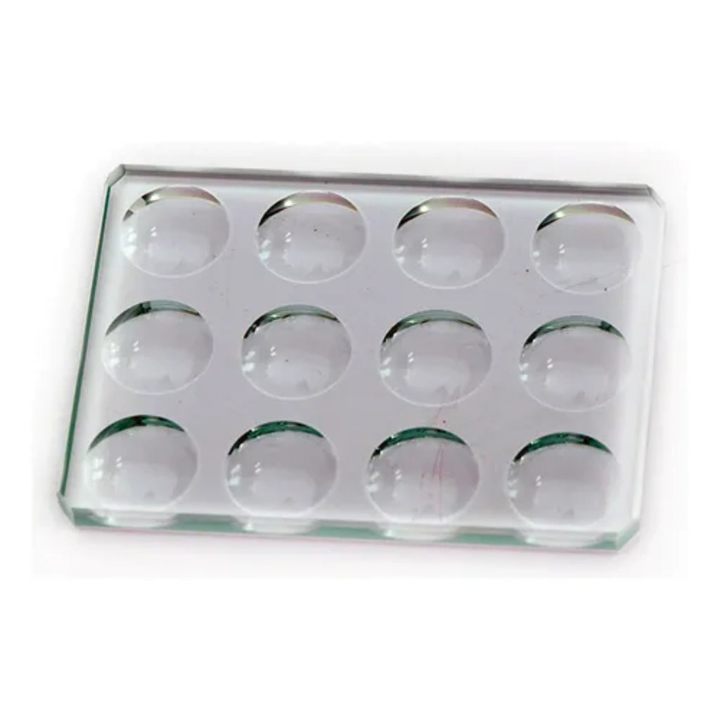 PLACA DE KLINE VIDRO COM 12 ESCAVAÇOES - PRECISION