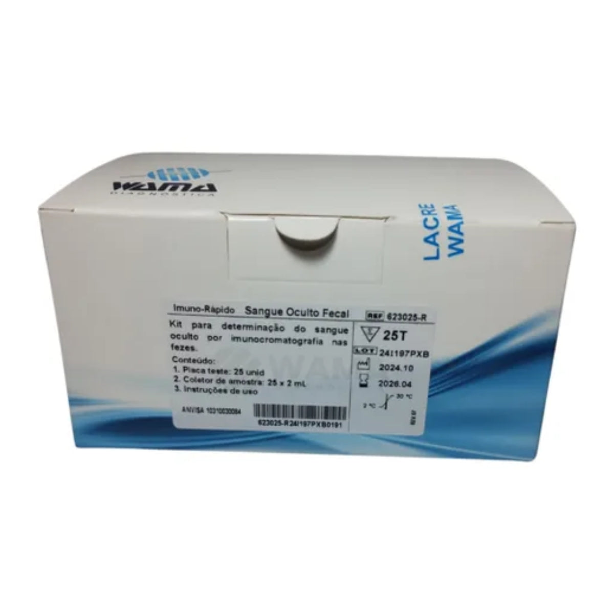 SANGUE OCULTO FOB (REF 623025-R) - 25 TESTES - WAMA