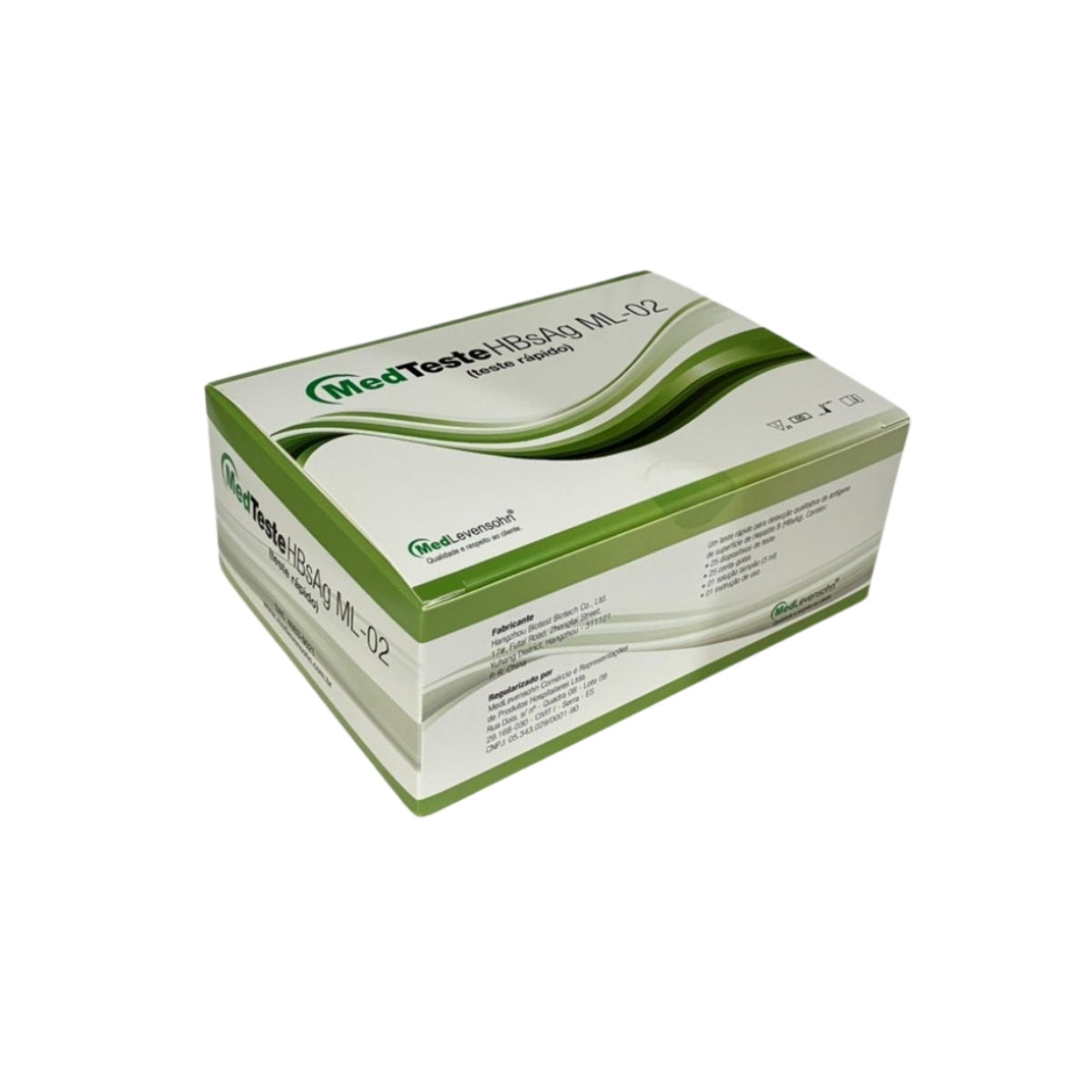 TESTE RAPIDO HBSAG ML-02 - 25 UN - MEDTESTE