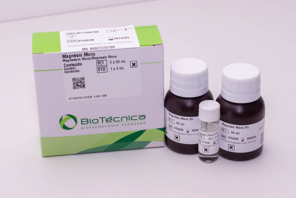 MAGNESIO R1: 2 X 50 - STD: 1 X 4 - BIOTECNICA