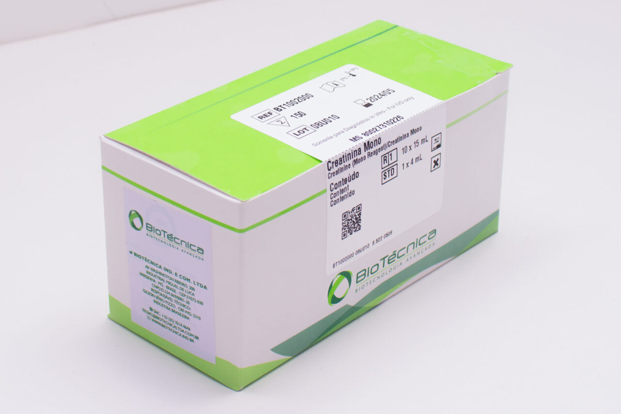 CREATININA MONO - R1: 10X15 - STD: 1X4 - BIOTECNICA