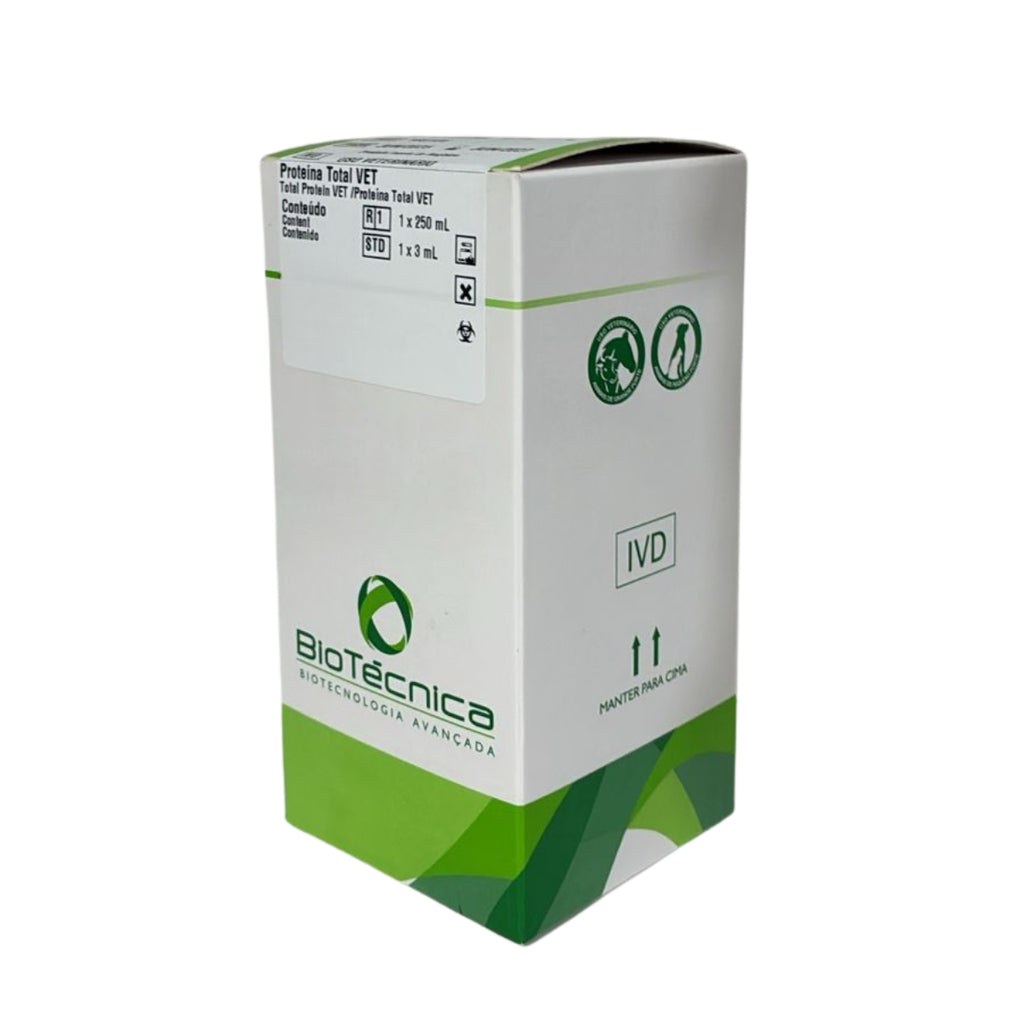 PROTEINA TOTAL VET - R1: 1X250 - STD: 1X3 - BIOTECNICA