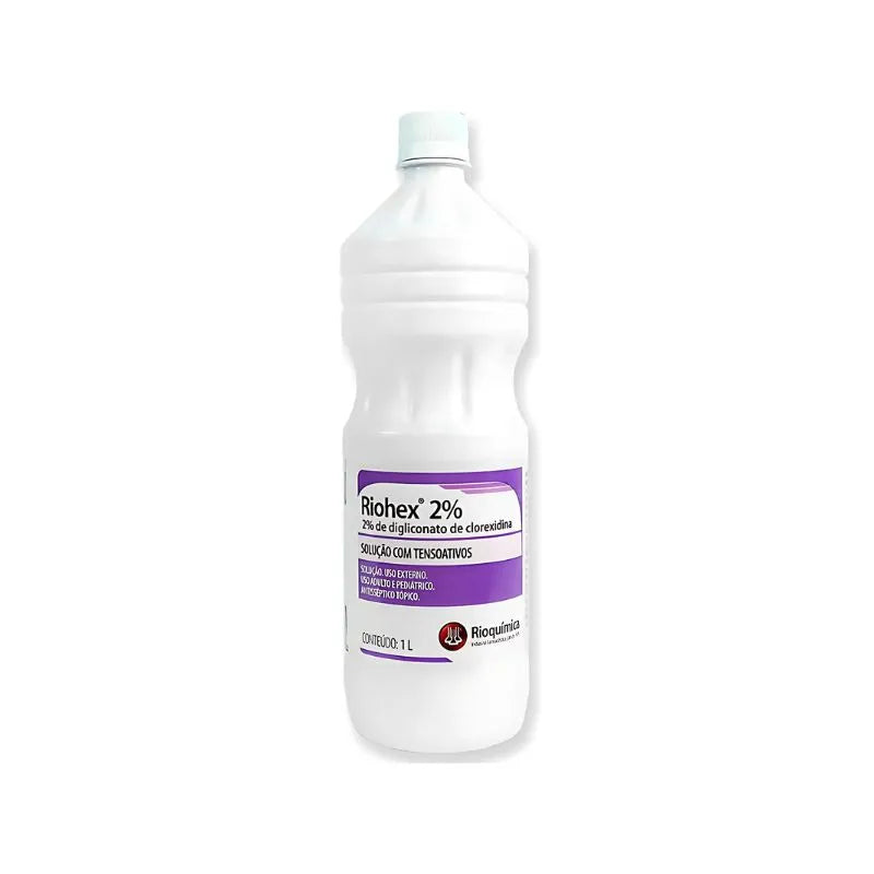 RIOHEX SOLUCAO DEGERMANTE 2,0% - 1000 ML - RIOQUIMICA