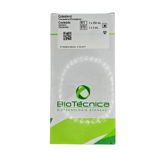 COLESTEROL - R1: 1X250 - STD: 1X4 - BIOTECNICA