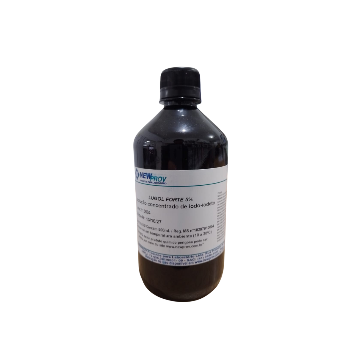 LUGOL FORTE 5% SOLUÇÃO CONCENTRADA - 500 ML - NEWPROV