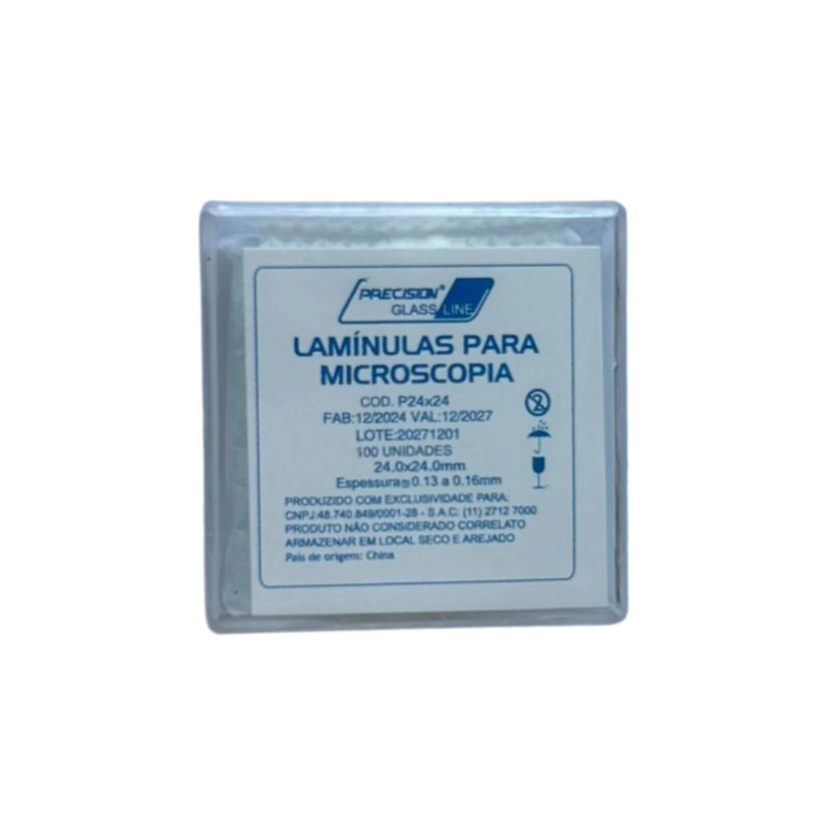 LAMINULA 24 X 24MM - 100 UN - PRECISION