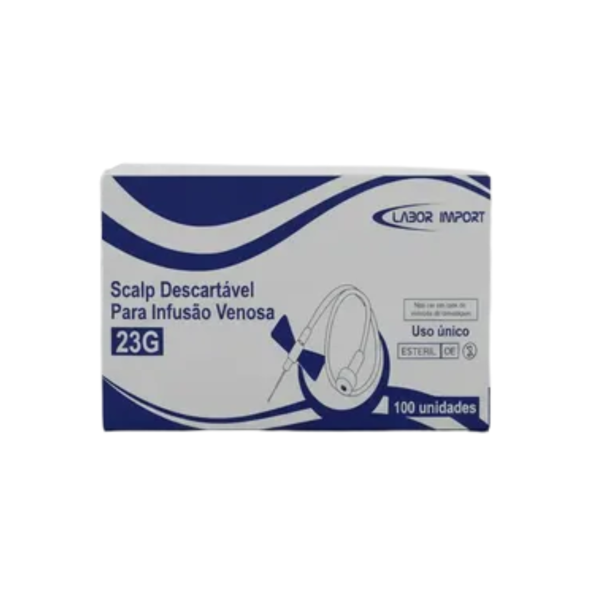 Scalp para Infusão Venosa 23G c/100 – Labor Import