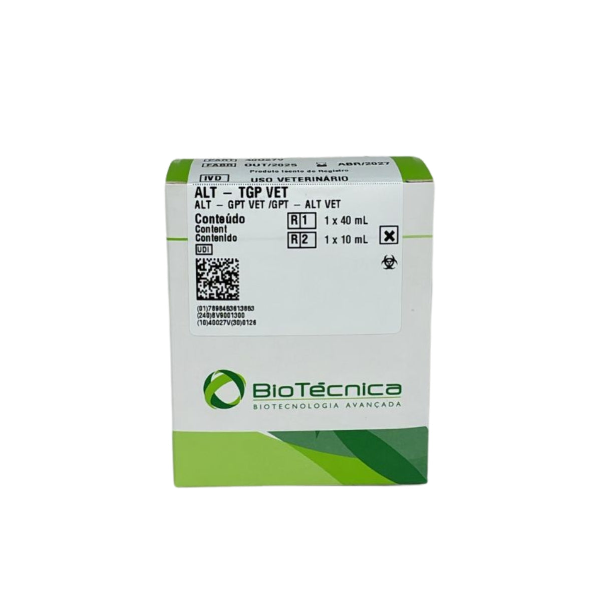 ALT / TGP VET R1 1X40 R2 1X10 - BIOTECNICA