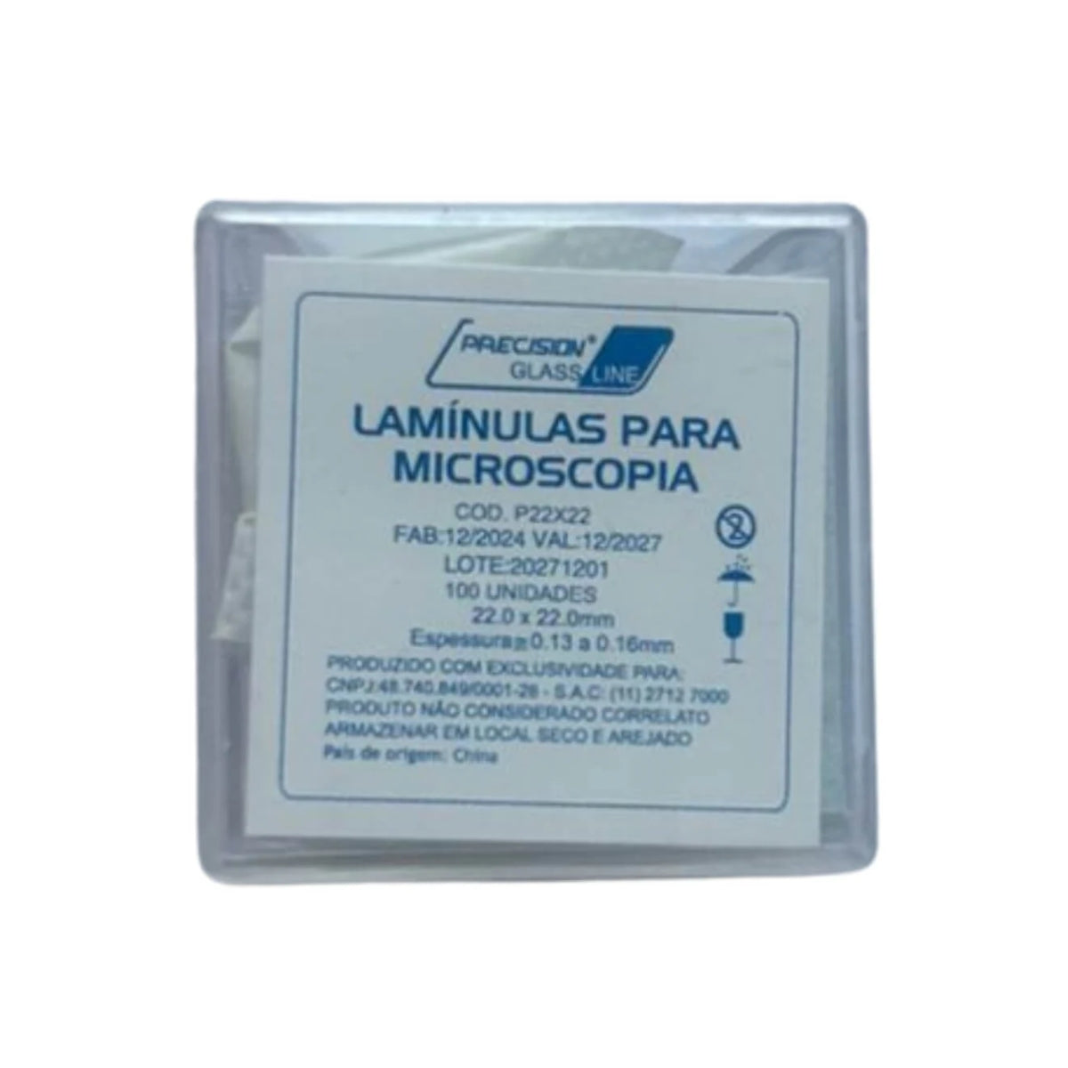 LAMINULA 22 X 22MM - 100 UN - PRECISION