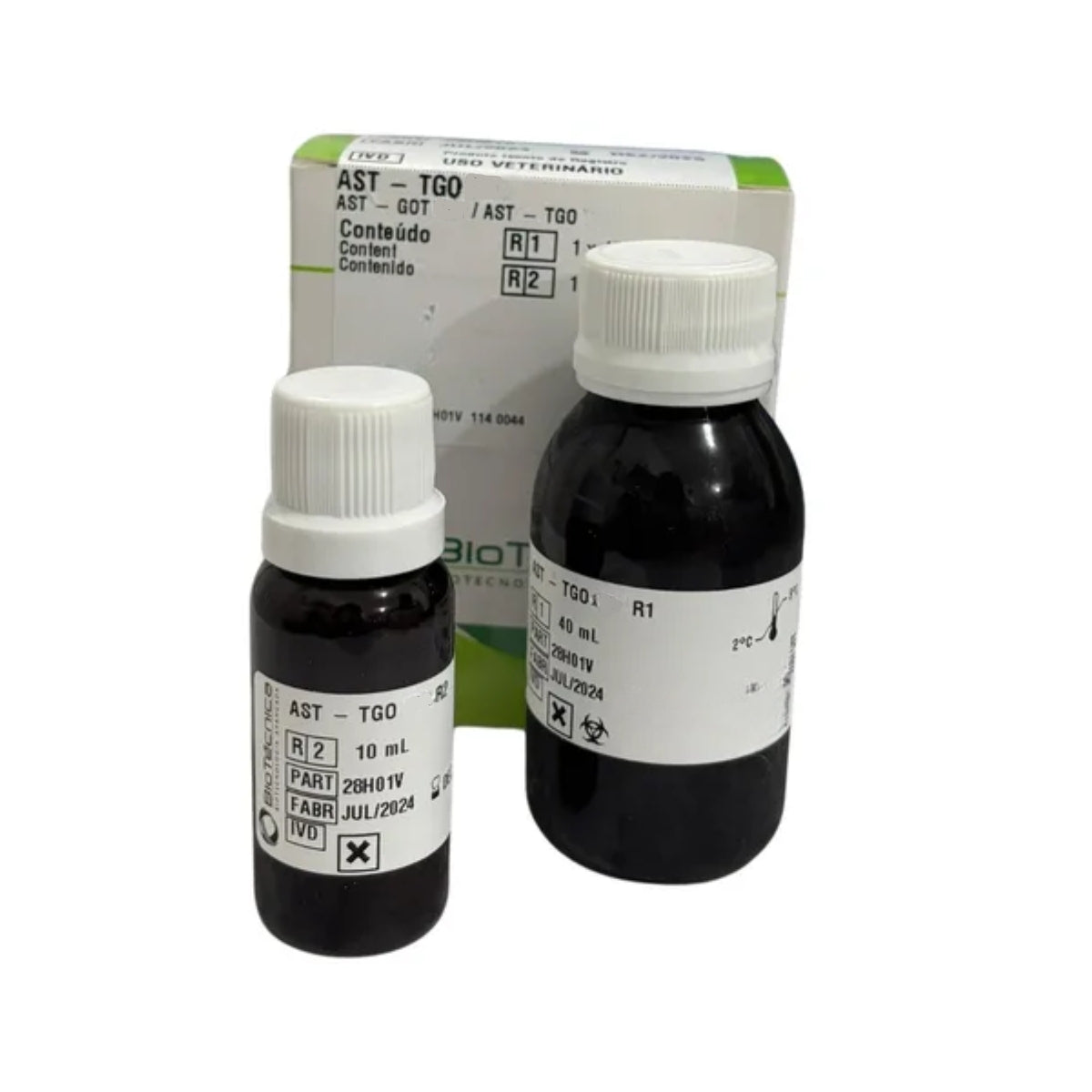 AST / TGO - R1: 1X40 - R2: 1X10 - BIOTECNICA