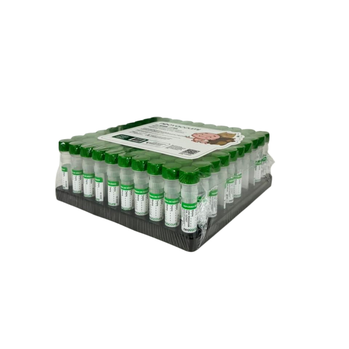 MICROTUBO HEPARINA C/ TAMPA DE ROSCA 0,5ML - 100UN - NEOVET