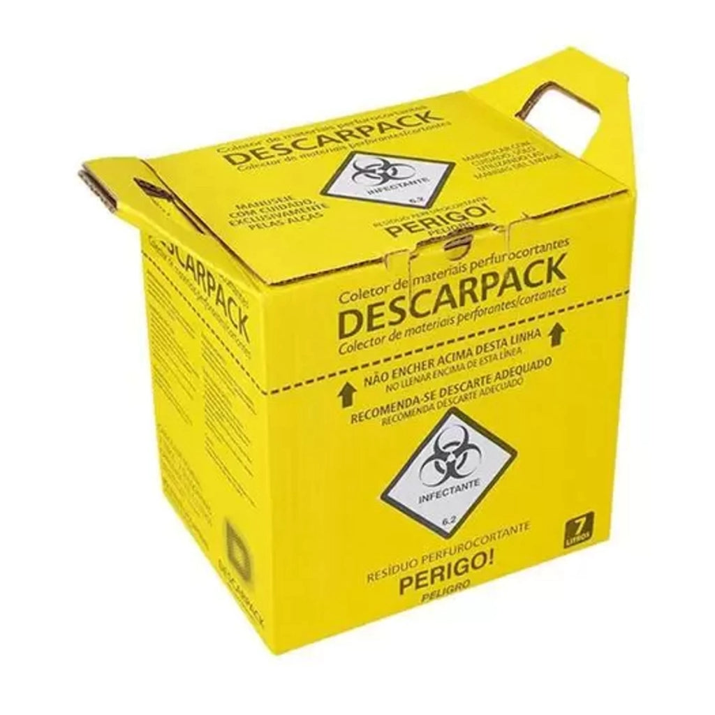 COLETOR.PERFUROCORTANTES 07L. AMARELO - UN