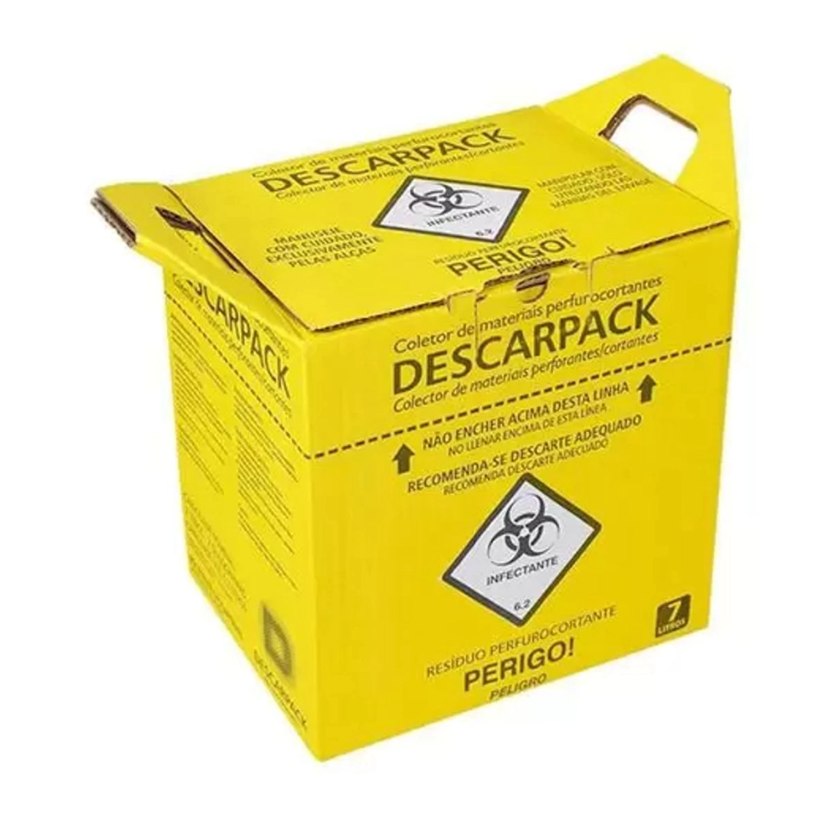 COLETOR.PERFUROCORTANTES 07L. AMARELO - UN