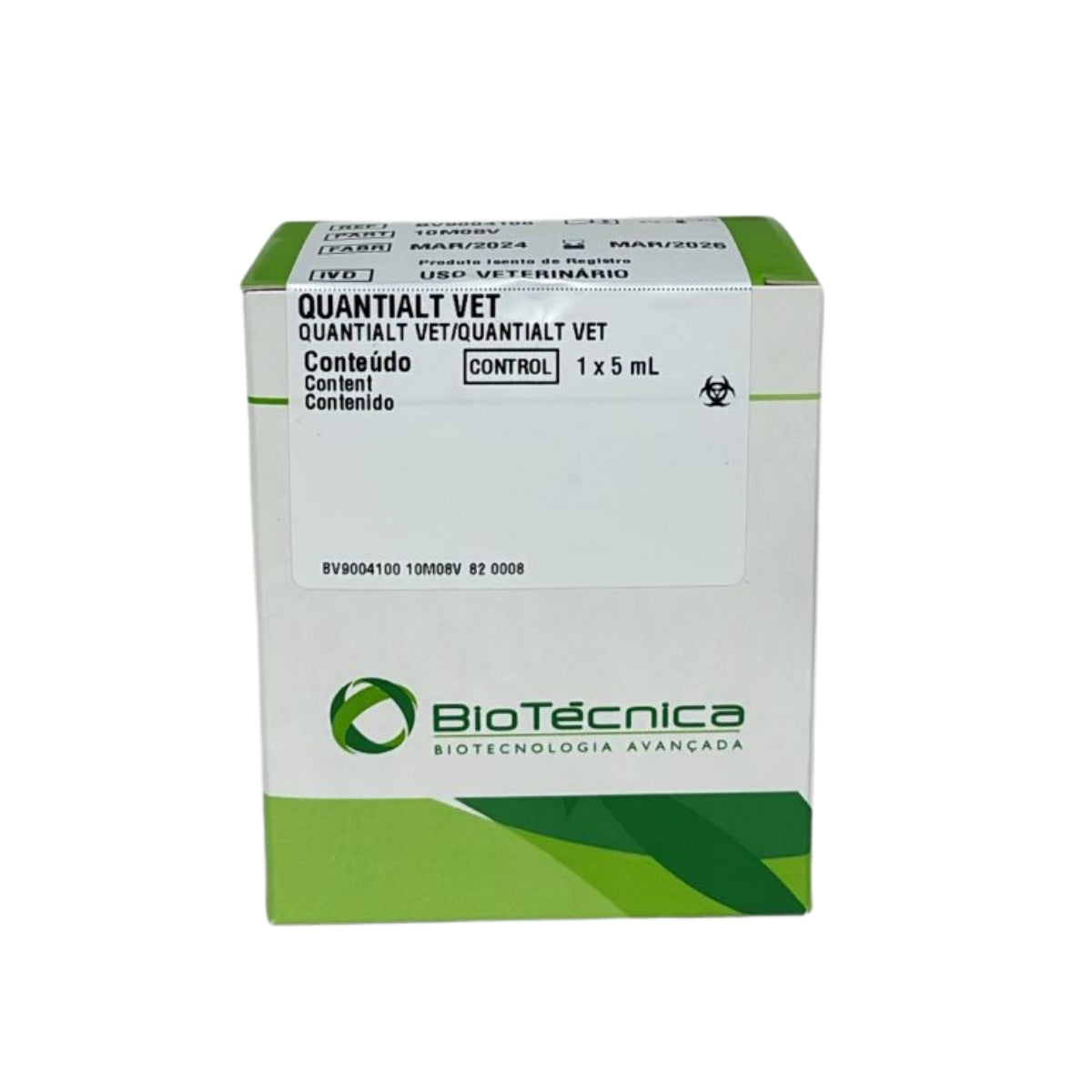 QUANTIALT VET - CONTROL 1X5 - BIOTECNICA