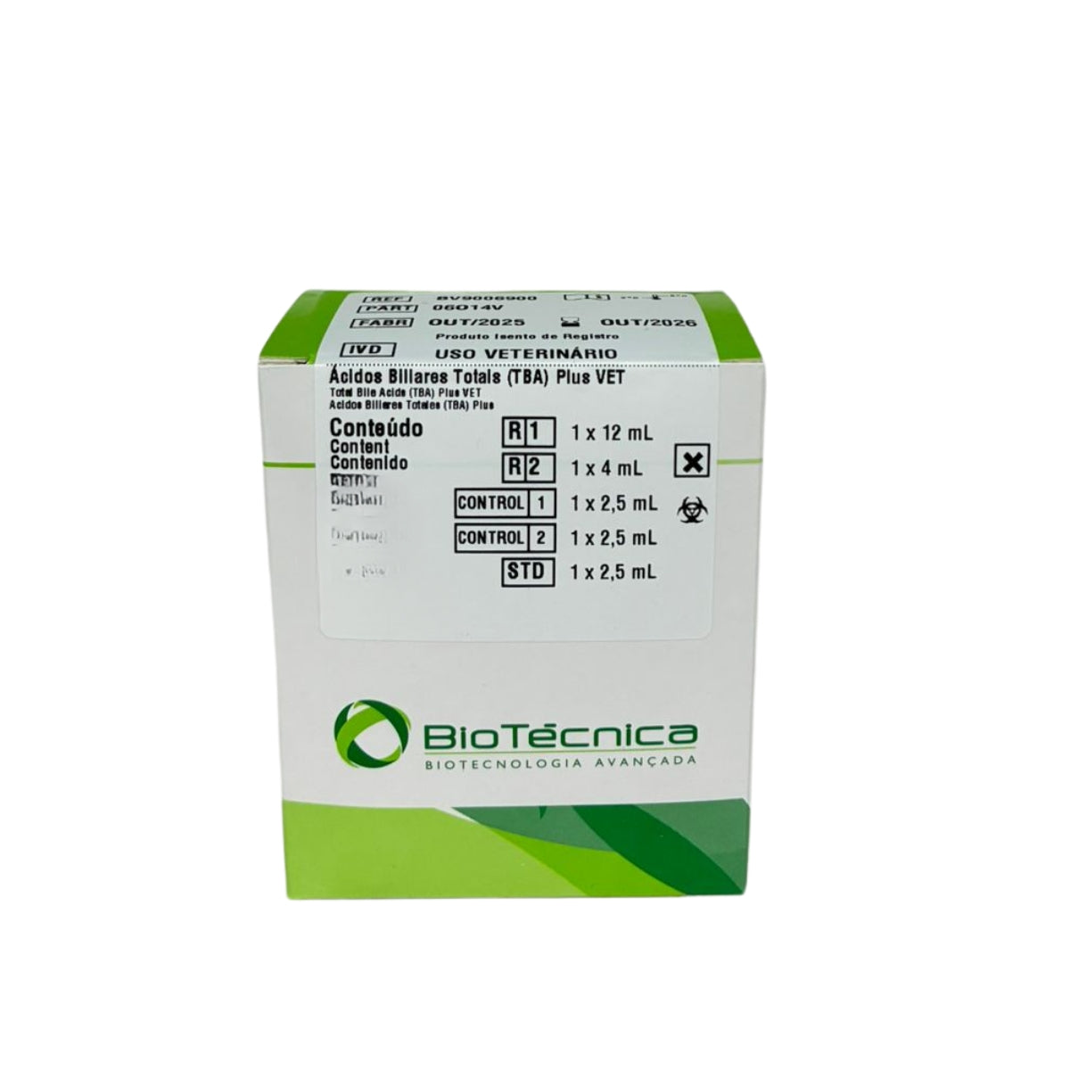 ACIDOS BILIARES (TBA) VET - 1X16 - BIOTECNICA