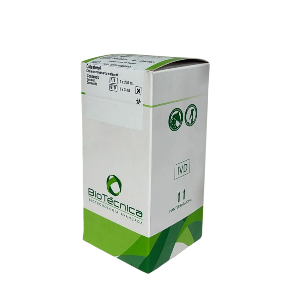 COLESTEROL - R1: 1X250 - STD: 1X4 - BIOTECNICA