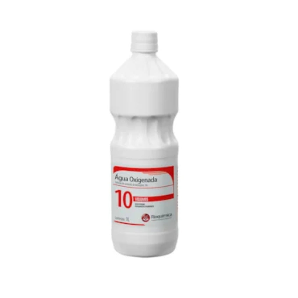 SOLUCAO PEROXIDO DE HIDROGENIO 10 VOL. AGUA OXIGENADA - 1000 ML - RIOQUIMICA
