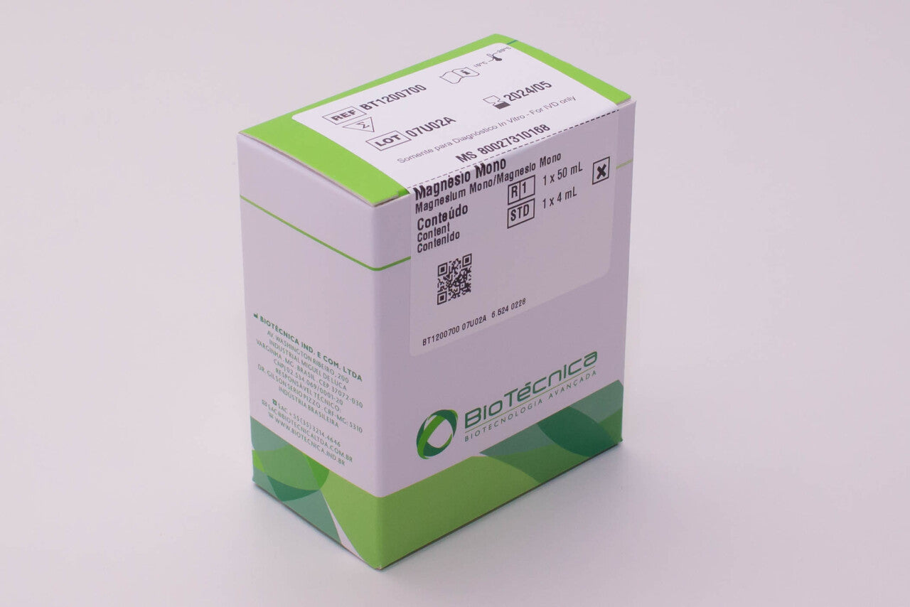 MAGNESIO R1: 1 X 50 - STD: 1 X 4 - BIOTECNICA