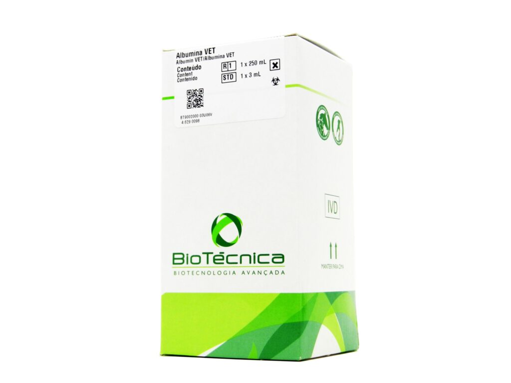 ALBUMINA VET - R1 - 1X250 - STD: 1X3 - BIOTECNICA