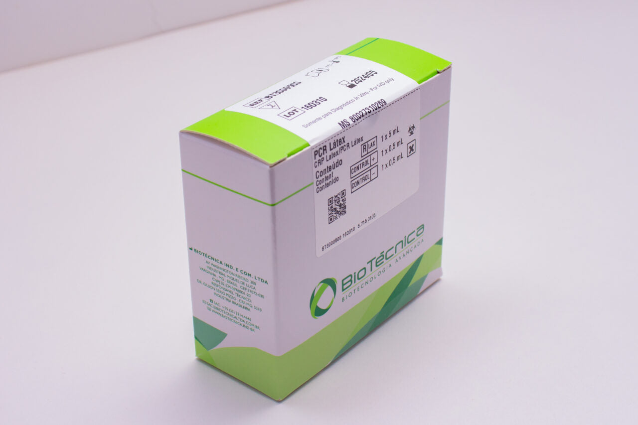PCR LATEX - RLAX: 1X5 - CONTROLE(+): 1X0,5 - CONTROLE(-) 1X0,5 - BIOTECNICA