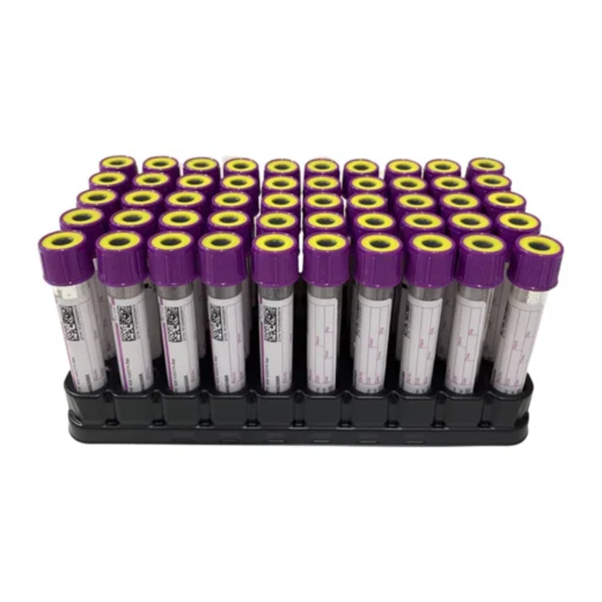 Tubo Edta 3,5ml K3 Gel Separador Rack Com 50 Tubos
