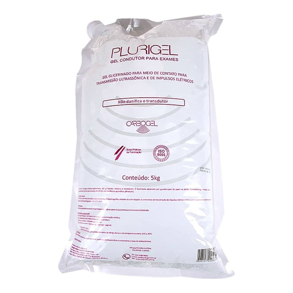 GEL P/ULTRASSOM 5 KG BRANCO (BAG) - PLURIGEL